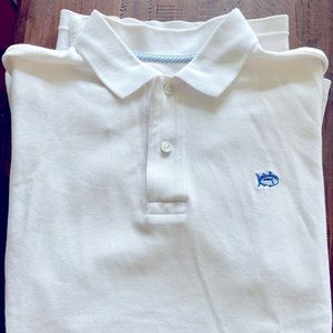 Men’s Southern Tide Skipjack Polo white Small